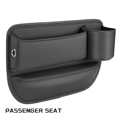 Car Seat Storage, New Upgraded Car Seat Storage Box With Cup Holder, Seat Gap Storage Box, Cup Holder Gap Bag For Car, Adjustable Car Seat Storage Box