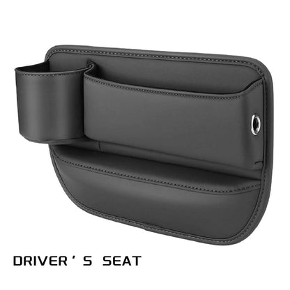 Car Seat Storage, New Upgraded Car Seat Storage Box With Cup Holder, Seat Gap Storage Box, Cup Holder Gap Bag For Car, Adjustable Car Seat Storage Box
