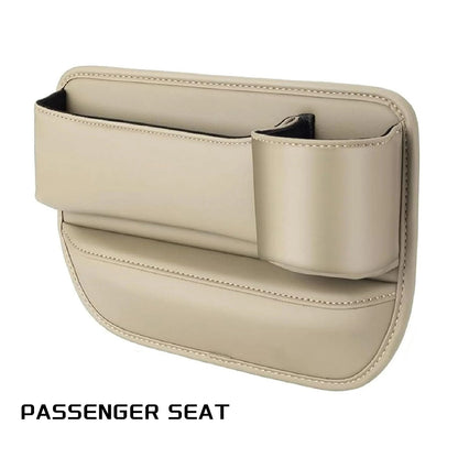 Car Seat Storage, New Upgraded Car Seat Storage Box With Cup Holder, Seat Gap Storage Box, Cup Holder Gap Bag For Car, Adjustable Car Seat Storage Box